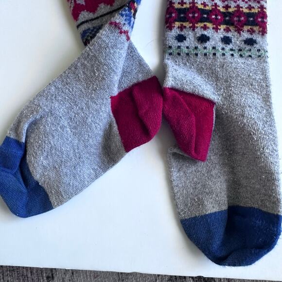 Hanna Andersson Fair Isle Striped Tights - Size 110/120 - Picture 3 of 5